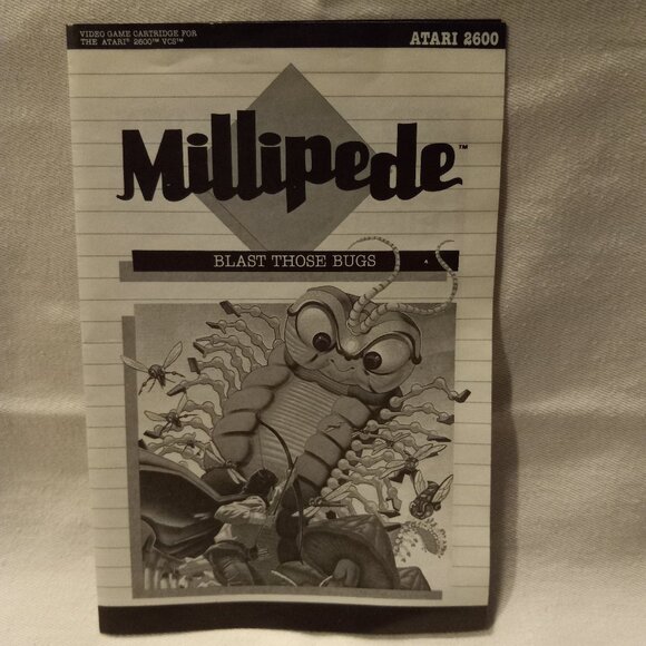 MILLIPEDE CIB - ATARI 2600 UN-Tested - Picture 6 of 7